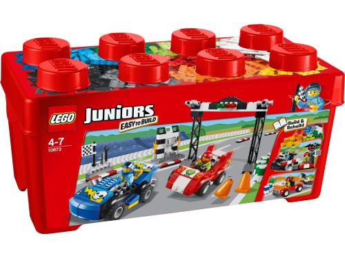 Acheter LEGO® Juniors 10673 Grande boîte du rallye automobile État correct - 107,84 € LEGO® Juniors 10673 Grande boîte du rallye automobile État correct - Lego reconditionné disponible sur Fnac