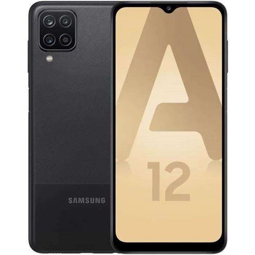 Smartphone Samsung galaxy a12 noir 6.5 pouces RAM 4 Go stockage 64 Go État correct - N/A reconditionné disponible sur Fnac