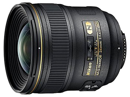 Objectif reflex Nikon AF-S 24mm f/1,4 G ED noir État correct - Nikon reconditionné disponible sur Fnac
