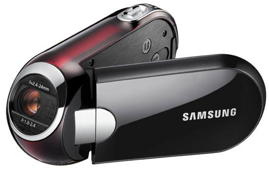 Samsung SMX-C10 - Caméscope - 800 KP - 10x zoom optique - carte Flash - rouge État correct - Samsung reconditionné disponible sur Fnac