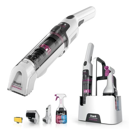 Shampouineuse sans fil Shark StainForce HX100 100W Blanc État correct - Shark reconditionné disponible sur Fnac