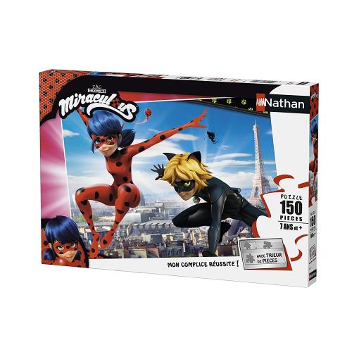 Acheter Puzzle 150 pièces Nathan Ladybug et Chat Noir Miraculous État correct - 28,28 € Puzzle 150 pièces Nathan Ladybug et Chat Noir Miraculous État correct - N/A reconditionné disponible sur Fnac