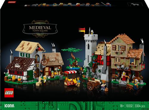 Icons 10332 la place de la ville médiévale - Décoration d'intérieur pour adultes État correct - N/A reconditionné disponible sur Fnac