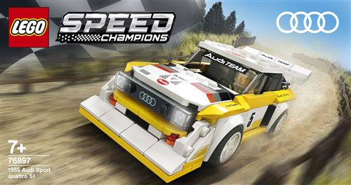 LEGO® Speed Champions 76897 1985 Audi Sport quattro S1 État correct - Lego Speed Champions reconditionné disponible sur Fnac