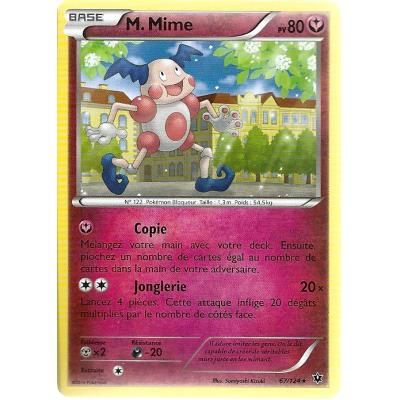 Carte Pokemon - XY10 - Impact des Destins - M. Mime - PV 80 - 67/124 - Rare - VF État correct - Asmodee reconditionné disponible sur Fnac