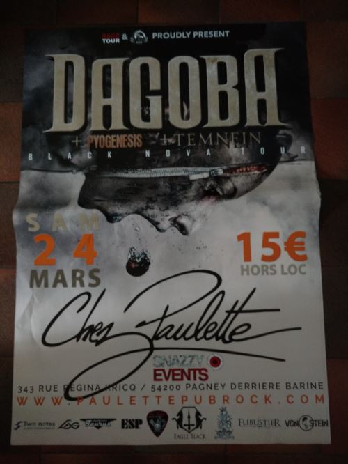 Acheter DAGOBA - Black Nova Tour - AFFICHE État correct - 11,99 € DAGOBA - Black Nova Tour - AFFICHE État correct - N/A reconditionné disponible sur Fnac