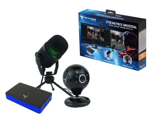Pack d’accessoires de capture vidéo et audio Subsonic Pro Gaming Stream Pack Universal État correct - Subsonic reconditionné disponible sur Fnac