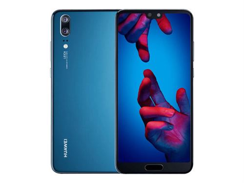 Huawei P20 - 4G smartphone - RAM 4 Go / Mémoire interne 128 Go - Écran LCD - 5.8"" - 2244 x 1080 pixels - 2x caméras arrière 12 MP, 20 MP - front camera 24 MP - TIM - bleu nuit État correct - N/A reconditionné disponible sur Fnac
