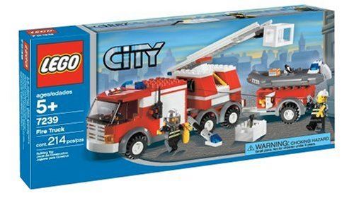 Camion de pompier LEGO City (7239) État correct - Lego reconditionné disponible sur Fnac