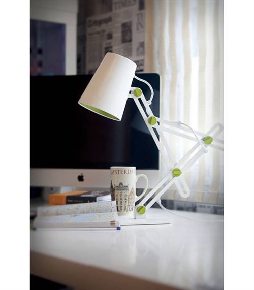 Acheter Lampe de Table Looker 1 Ampoule E27, blanc mat/vert État correct - 251,99 € Lampe de Table Looker 1 Ampoule E27, blanc mat/vert État correct - N/A reconditionné disponible sur Fnac