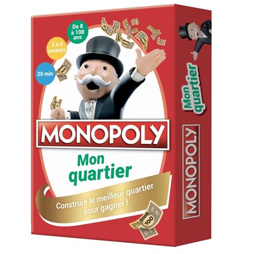 Jeu de cartes Auzou Monopoly Mon quartier État correct - N/A reconditionné disponible sur Fnac