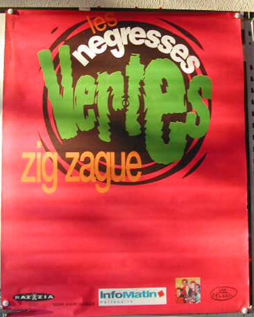 Acheter Les Negresses vertes - 79x100 cm - AFFICHE / POSTER État correct - 16,99 € Les Negresses vertes - 79x100 cm - AFFICHE / POSTER État correct - N/A reconditionné disponible sur Fnac