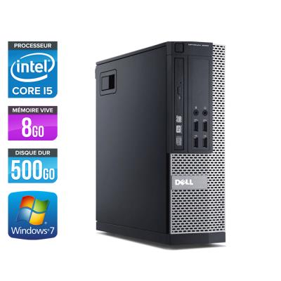 Unité centrale Dell Optiplex 9020 SFF - Noir - Intel Core i5-4590 / 3.30 GHz - RAM 8 Go - HDD 500 Go - DVD - Gigabit Ethernet - Windows 7 Professionnel État correct - Dell reconditionné disponible sur Fnac