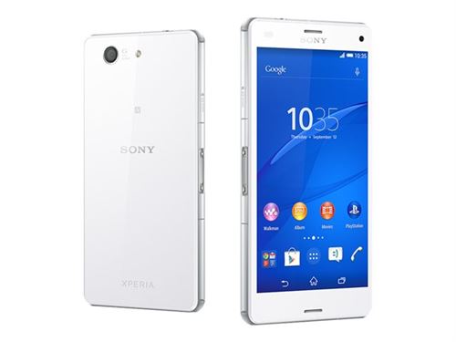 Sony XPERIA Z3 Compact - 4G smartphone - RAM 2 Go / Mémoire interne 16 Go - microSD slot - affichage LED - 4.6"" - 1280 x 720 pixels - rear camera 20,7 MP - front camera 2,2 MP - blanc État correct - Sony reconditionné disponible sur Fnac