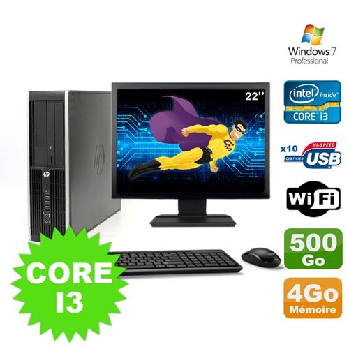 Acheter Pc hp compaq elite 8100 sff core i3-530 4go 500go dvd wifi w7 ecran 22' État correct - 249,00 € Pc hp compaq elite 8100 sff core i3-530 4go 500go dvd wifi w7 ecran 22' État correct - Hewlett-Packard reconditionné disponible sur Fnac
