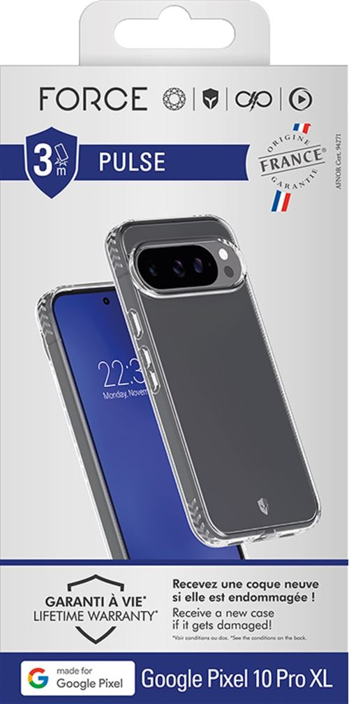 Acheter Coque Forcecase Pulse Transparent pour Google Pixel 10 Pro XL État correct - 18,99 € Coque Forcecase Pulse Transparent pour Google Pixel 10 Pro XL État correct - N/A reconditionné disponible sur Fnac