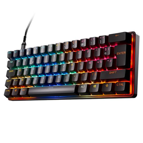 Clavier Gaming filaire Azerty SteelSeries Apex Pro Mini Noir État correct - SteelSeries reconditionné disponible sur Fnac