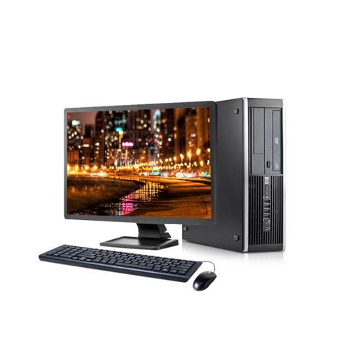 Unité centrale HP 8000 DT - Core 2 Duo - RAM 4Go - HDD 250Go - Windows 7 - Ecran 19 - Reconditionné État correct - N/A reconditionné disponible sur Fnac