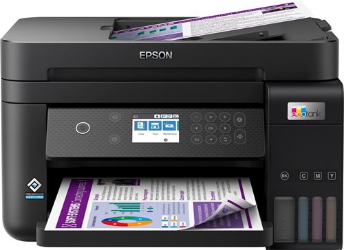 Imprimante multifonction Epson EcoTank ET-3850 Noir État correct - Epson reconditionné disponible sur Fnac