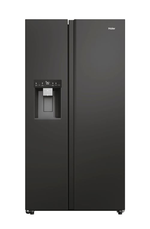 Réfrigérateur américain Haier SBS 90 Series 5 HSW59F18EIPT 601 L Noir Mat État correct - Haier reconditionné disponible sur Fnac
