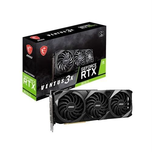 MSI Ventus 3X - Carte Graphique RTX 3070 Ti - 8Go OC LHR État correct - N/A reconditionné disponible sur Fnac