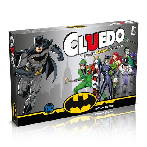 Jeu classique Cluedo Batman État correct - Cluedo reconditionné disponible sur Fnac