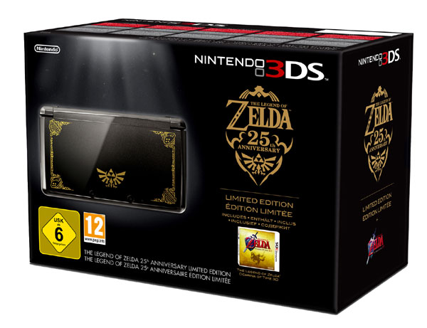 Console Nintendo 3DS noire Edition Limitée The Legend Of Zelda 25th Anniversaire État correct - Nintendo reconditionné disponible sur Fnac