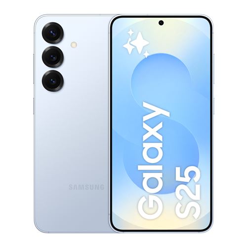 Acheter Smartphone Samsung Galaxy S25 6,2"" 5G Nano SIM 512 Go Bleu clair État correct - 715,00 € Smartphone Samsung Galaxy S25 6,2"" 5G Nano SIM 512 Go Bleu clair État correct - Samsung reconditionné disponible sur Fnac