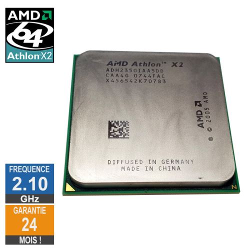Acheter Processeur AMD Athlon 64 X2 BE-2350 2.10GHz ADH2350IAA5DD AM2 0.512Mo État correct - 14,21 € Processeur AMD Athlon 64 X2 BE-2350 2.10GHz ADH2350IAA5DD AM2 0.512Mo État correct - Advanced Micro Devices reconditionné disponible sur Fnac