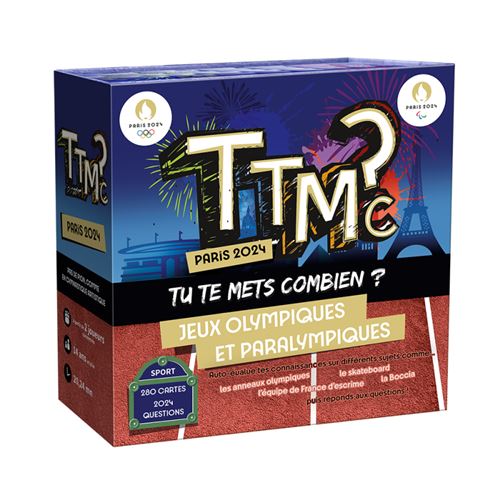 Acheter Jeu de culture générale Pixie Games TTMC Tu te mets combien Paris 2024 État correct - 11,70 € Jeu de culture générale Pixie Games TTMC Tu te mets combien Paris 2024 État correct - Pixie Games reconditionné disponible sur Fnac