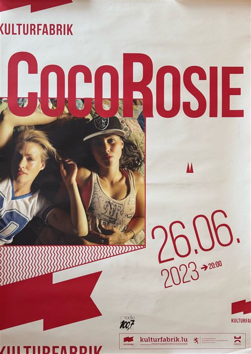 Affiche - Coco Rosie - Concert Luxembourg 2023 - 60x84cm État correct - N/A reconditionné disponible sur Fnac