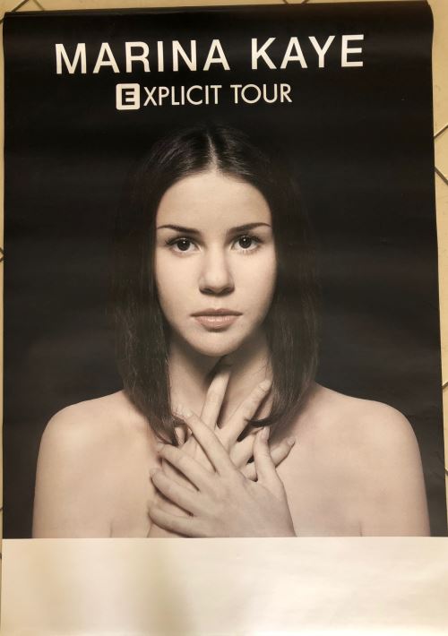 Marina KAYE - Explicit Tour - AFFICHE État correct - N/A reconditionné disponible sur Fnac