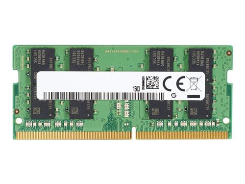HP - DDR4 - module - 4 Go - SO DIMM 260 broches - 3200 MHz / PC4-25600 - 1.2 V - mémoire sans tampon - non ECC - pour Elite Slice G2 (SODIMM); EliteDesk 705 G5 (SODIMM); EliteOne 800 G5 , 800 G6, 800 G8; ProDesk 400 G5 (SODIMM), 400 G6 (SODIMM), 600 G5 ( État correct - N/A reconditionné disponible sur Fnac