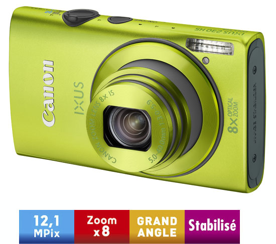 Canon Digital Ixus 230 HS Vert État correct - Canon reconditionné disponible sur Fnac