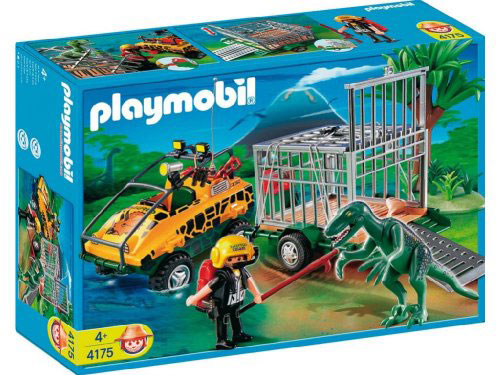 Acheter Playmobil 4175 Véhicule amphibie avec Deinonychus État correct - 35,68 € Playmobil 4175 Véhicule amphibie avec Deinonychus État correct - reconditionné disponible sur Fnac