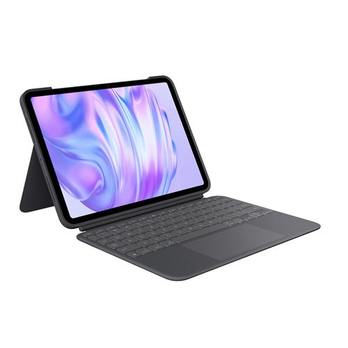 Etui clavier Azerty Logitech Combo Touch pour iPad Pro 11"" (M4 et M5) 2024 et 2025 Graphite État correct - Logitech reconditionné disponible sur Fnac