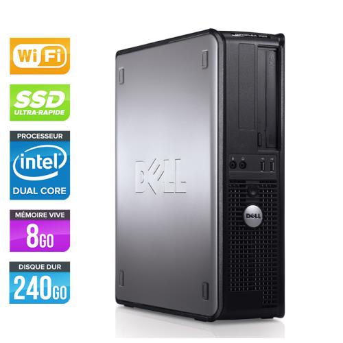 Acheter Unité centrale Dell Optiplex 780 Desktop - Gris - Intel Core Duo E5300 / 2.60 GHz - RAM 8 Go - SSD 240 Go - DVD - Gigabit Ethernet - Wifi - Windows 7 Professionnel État correct - 159,00 € Unité centrale Dell Optiplex 780 Desktop - Gris - Intel Core Duo E5300 / 2.60 GHz - RAM 8 Go - SSD 240 Go - DVD - Gigabit Ethernet - Wifi - Windows 7 Professionnel État correct - Dell reconditionné disponible sur Fnac