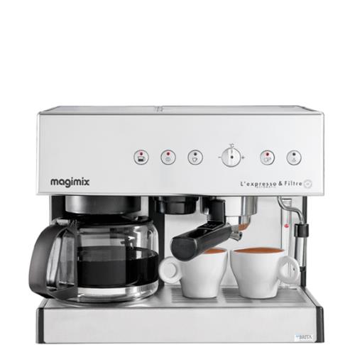 Acheter Combiné Expresso et Cafetière Filtre Magimix 11423 2010 W Argent État correct - 271,99 € Combiné Expresso et Cafetière Filtre Magimix 11423 2010 W Argent État correct - Magimix reconditionné disponible sur Fnac
