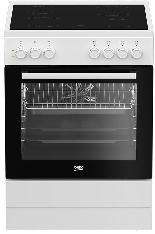 Cuisinière vitrocéramique Beko FBE67100GWS 72 L État correct - Beko reconditionné disponible sur Fnac