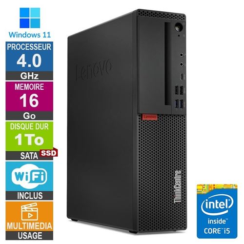 Acheter Lenovo M720s i5-8400 4GHz 16Go/1To SSD Wifi W11 État correct - 543,68 € Lenovo M720s i5-8400 4GHz 16Go/1To SSD Wifi W11 État correct - N/A reconditionné disponible sur Fnac