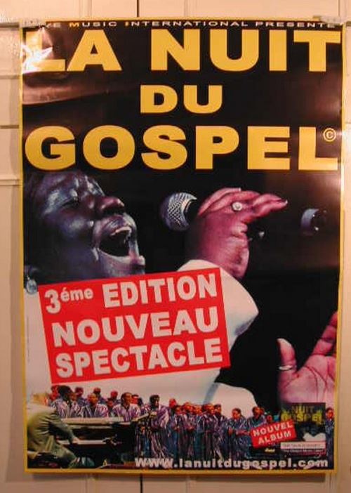Acheter La Nuit du Gospel - 70x100 cm - AFFICHE / POSTER État correct - 17,99 € La Nuit du Gospel - 70x100 cm - AFFICHE / POSTER État correct - N/A reconditionné disponible sur Fnac