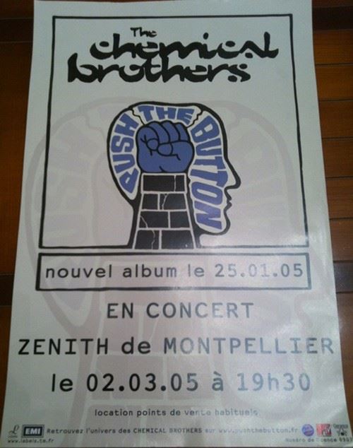 The Chemical Brothers - 40x60 cm - AFFICHE / POSTER État correct - N/A reconditionné disponible sur Fnac