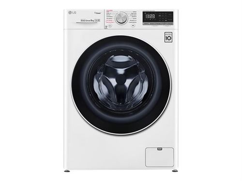 LG F94N51WHSB - Machine à laver - WiFi - largeur : 60 cm - profondeur : 56 cm - hauteur : 85 cm - chargement frontal - 59 litres - 9 kg - 1360 tours/min - blanc État correct - LG reconditionné disponible sur Fnac