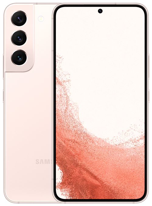Samsung Galaxy S22+ - 5G smartphone - double SIM - RAM 8 Go / Mémoire interne 128 Go - OLED display - 6.6"" - 2340 x 1080 pixels (120 Hz) - 3 x caméras arrière 50 MP, 12 MP, 10 MP - front camera 10 MP - rose doré État correct - Samsung reconditionné disponible sur Fnac