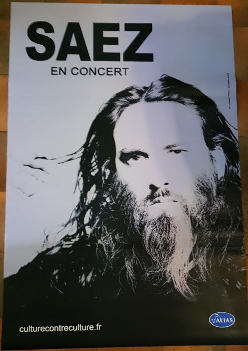 SAEZ - En Concert 2019 - AFFICHE État correct - N/A reconditionné disponible sur Fnac