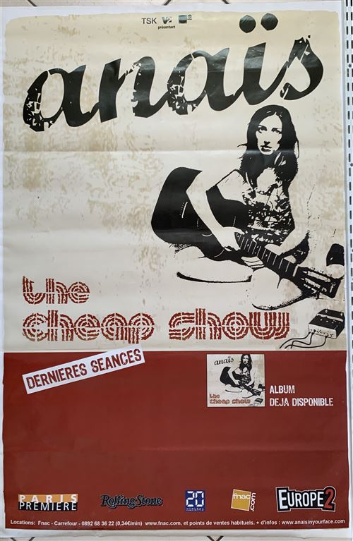 Acheter Anaïs - The Cheap Show - 80x120cm - Affiche État correct - 22,99 € Anaïs - The Cheap Show - 80x120cm - Affiche État correct - N/A reconditionné disponible sur Fnac