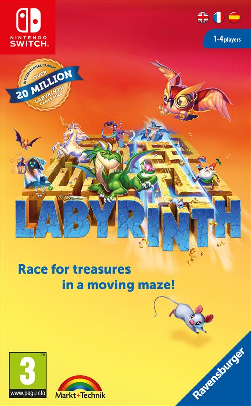 Acheter Ravensburger Labyrinth Nintendo Switch État correct - 14,99 € Ravensburger Labyrinth Nintendo Switch État correct - Just for Games reconditionné disponible sur Fnac