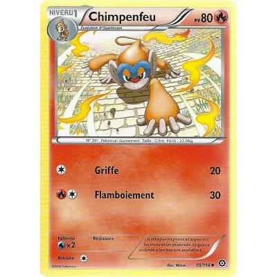 Acheter Carte Pokemon - XY11- Offensive vapeur - Chimpenfeu - PV 80 - 19/114 - Peu Commune - VF État correct - 16,00 € Carte Pokemon - XY11- Offensive vapeur - Chimpenfeu - PV 80 - 19/114 - Peu Commune - VF État correct - Asmodee reconditionné disponible sur Fnac