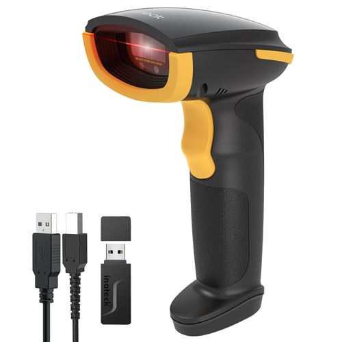 Inateck Scanner de Code-Barres Bluetooth, Lecteur de Code-Barres USB sans Fil 1D, 1 Charge par Mois, Scanner avec APP et SDK État correct - N/A reconditionné disponible sur Fnac