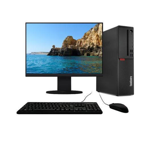 Lenovo M720s i5-8400 4GHz 8Go/480Go SSD Wifi W11 + Ecran 24 État correct - N/A reconditionné disponible sur Fnac